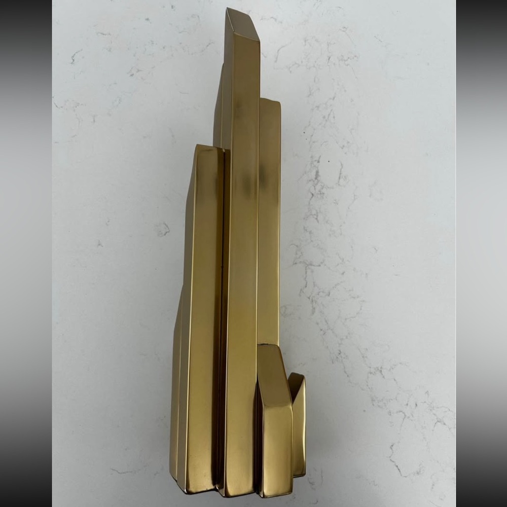 West Elm Modern Gold Sculpture